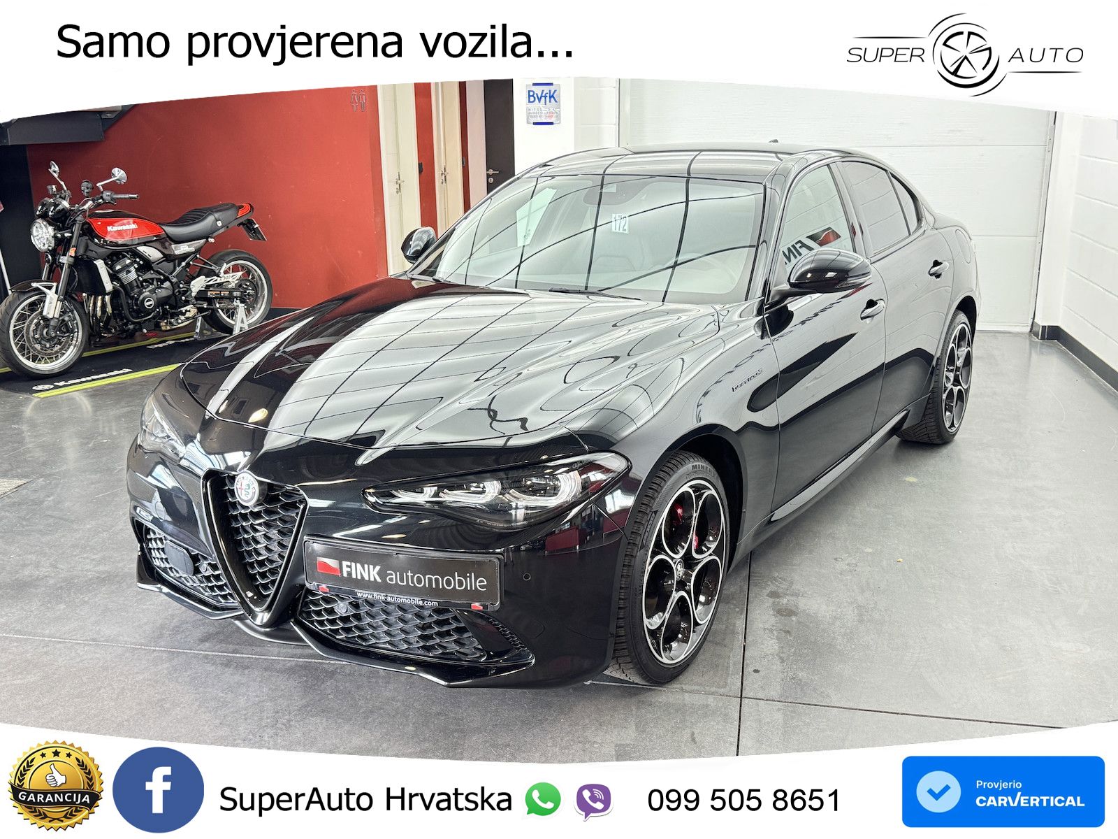 Alfa Romeo Giulia 2.0 Turbo (280 KS) Q4 Automatic LED+GR SJED+ACC