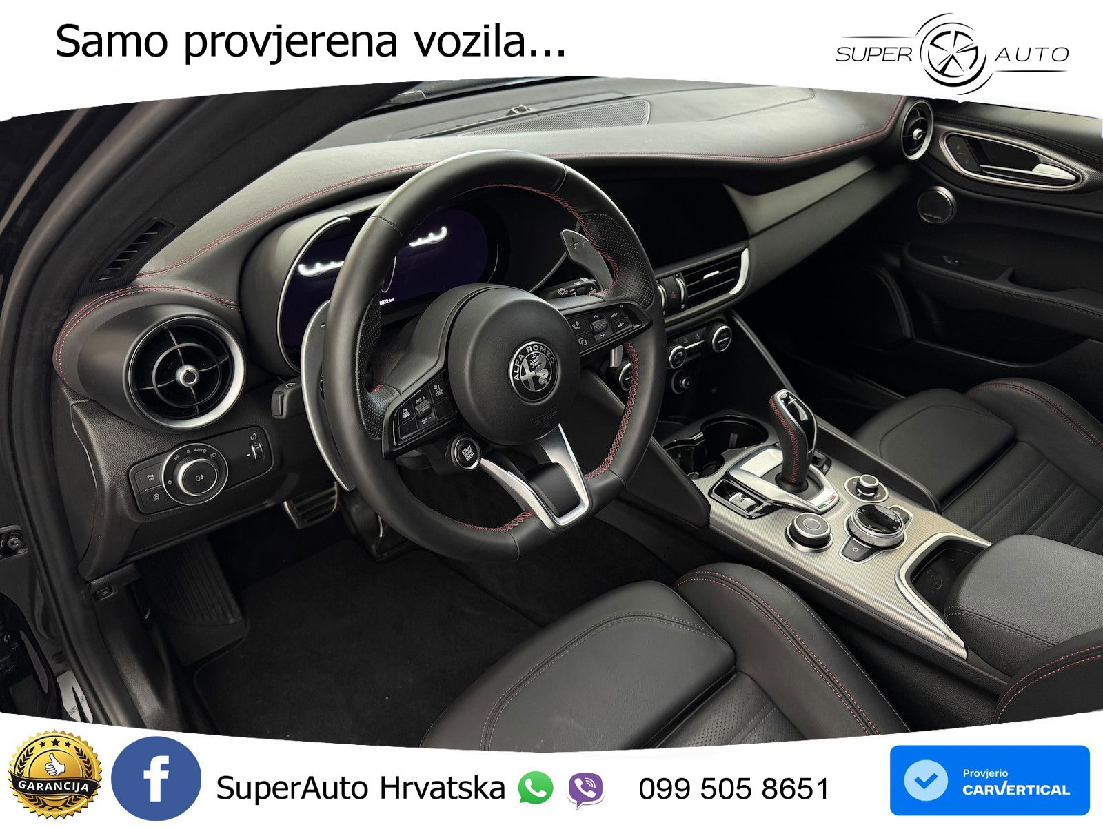 Alfa Romeo Giulia 2.0 Turbo (280 KS) Q4 Automatic LED+GR SJED+ACC