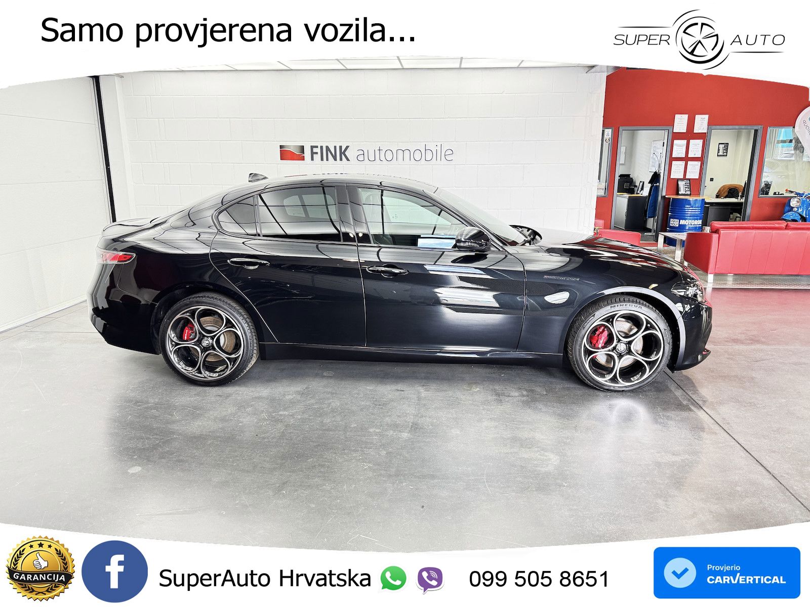 Alfa Romeo Giulia 2.0 Turbo (280 KS) Q4 Automatic LED+GR SJED+ACC