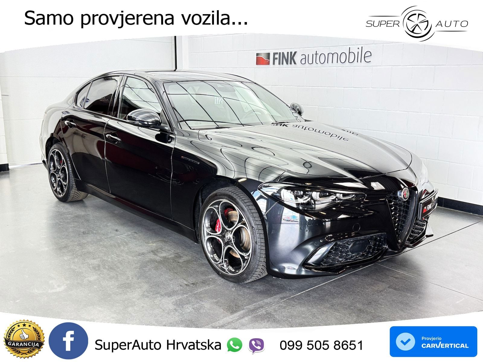 Alfa Romeo Giulia 2.0 Turbo (280 KS) Q4 Automatic LED+GR SJED+ACC