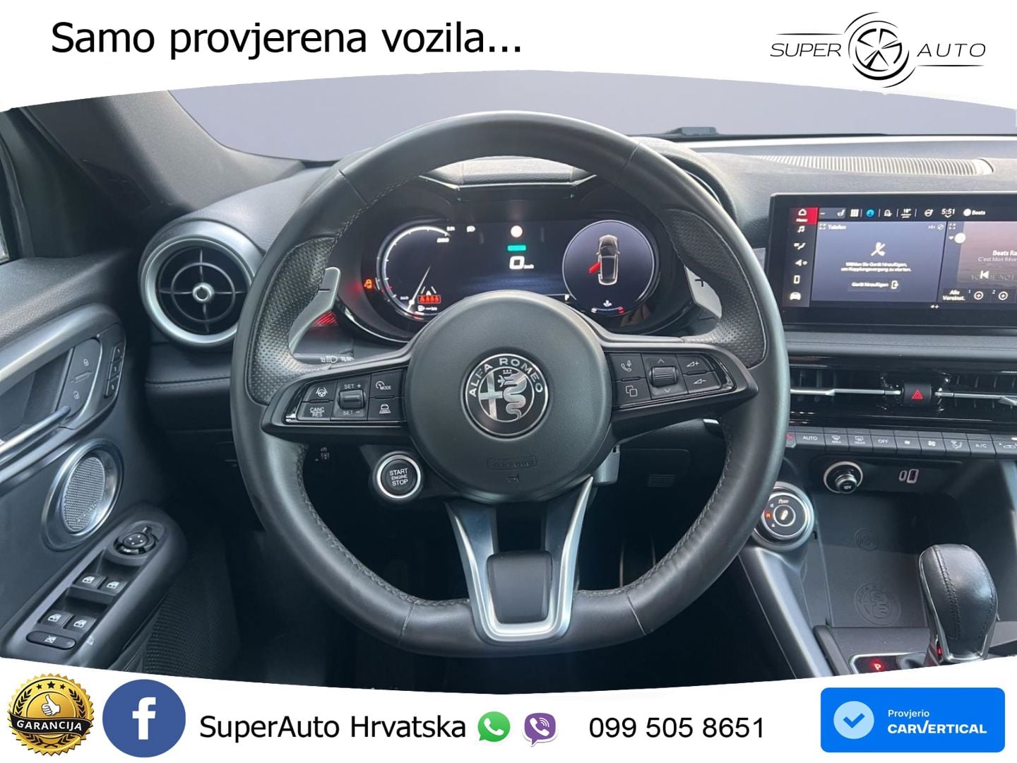 Alfa Romeo Tonale 1.5 VGT (160 KS) 48V-Hybrid TCT MATRIX+GR SJED+KAM