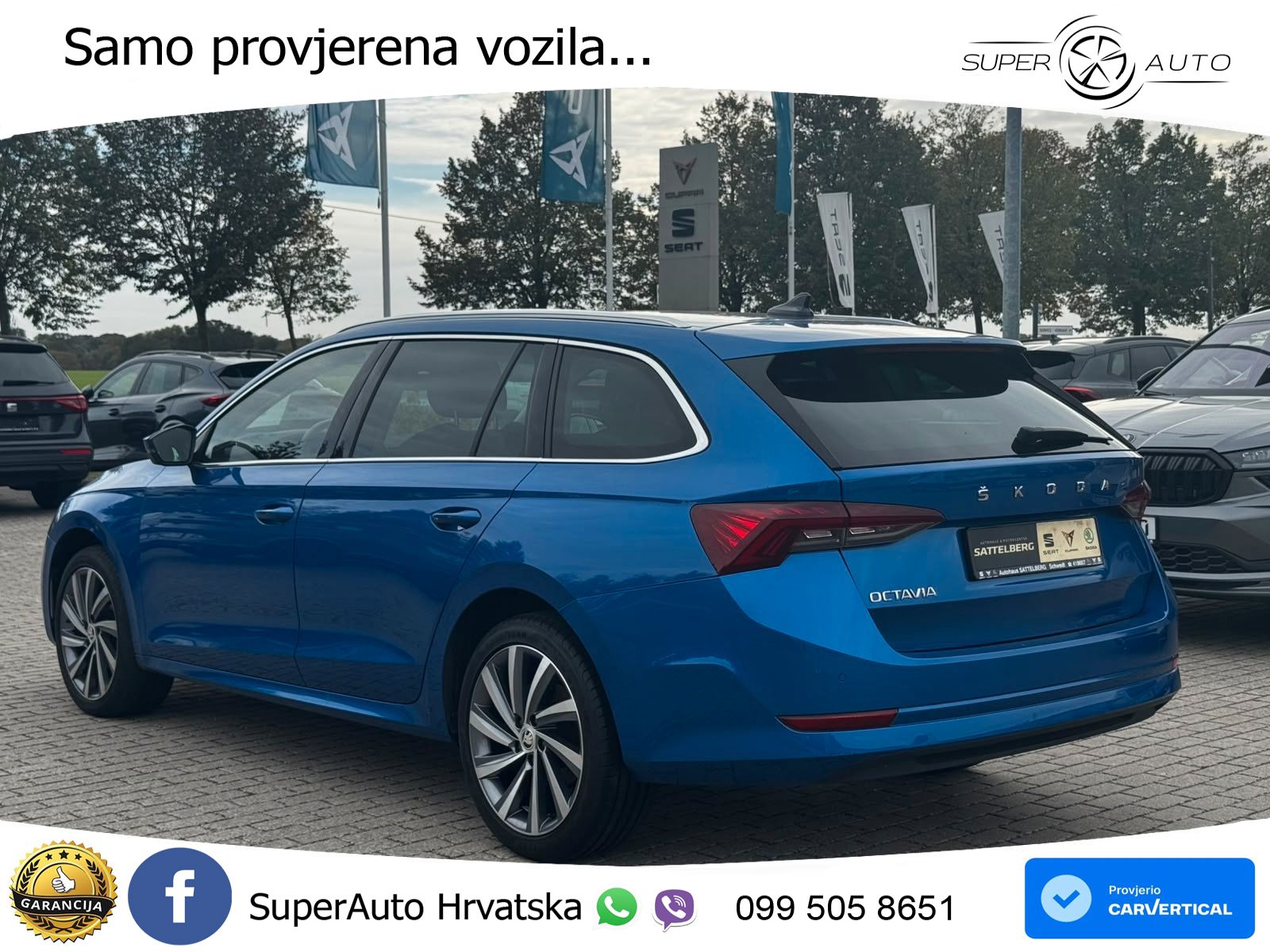 Škoda Octavia Combi 2.0 TDI (150 KS) DSG LED+GR SJED+ACC