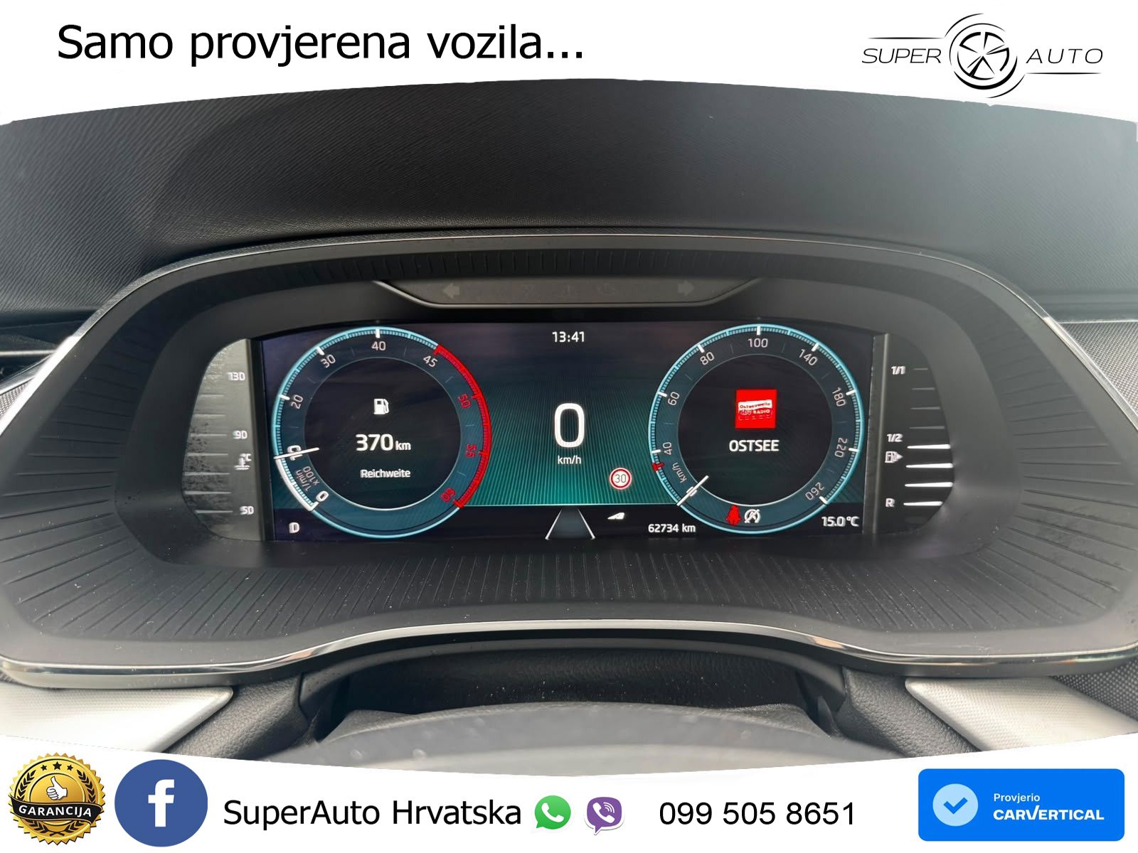 Škoda Octavia Combi 2.0 TDI (150 KS) DSG LED+GR SJED+ACC