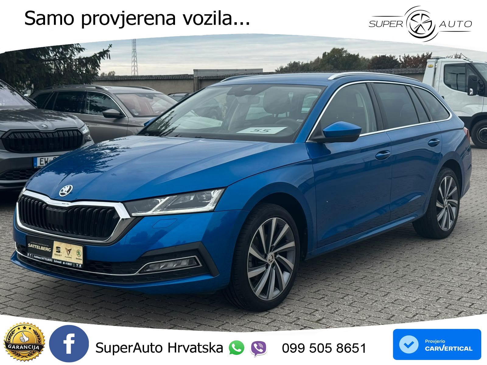 Škoda Octavia Combi 2.0 TDI (150 KS) DSG LED+GR SJED+ACC