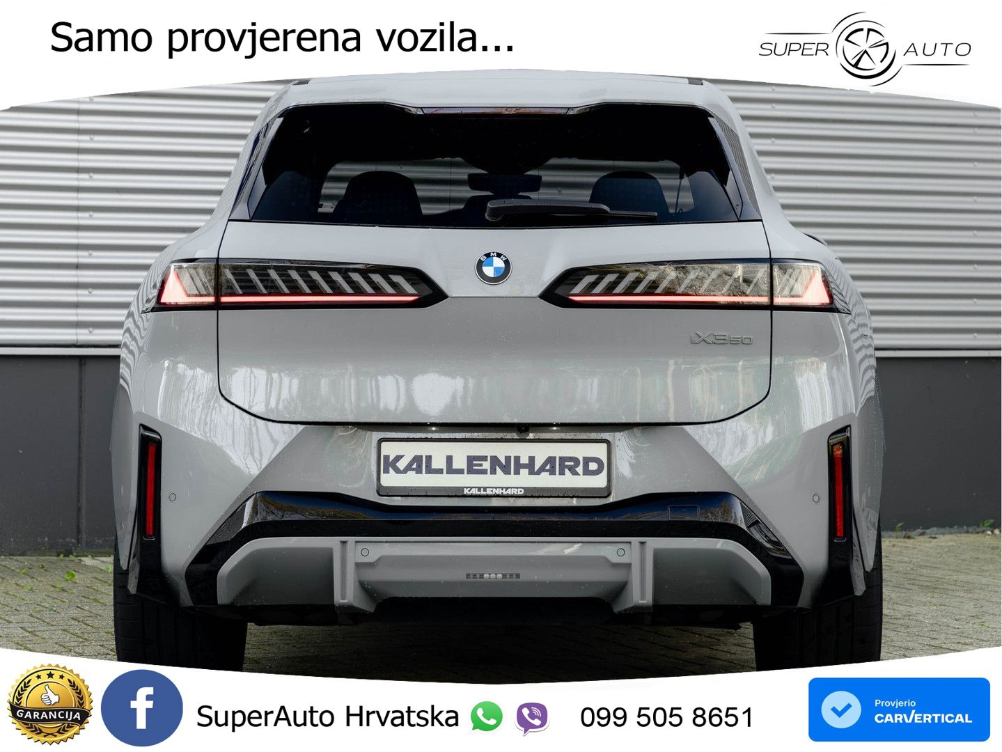 BMW iX3 50 108.7 kWh (469 KS) xDrive M Sport LED+GR SJED+ACC