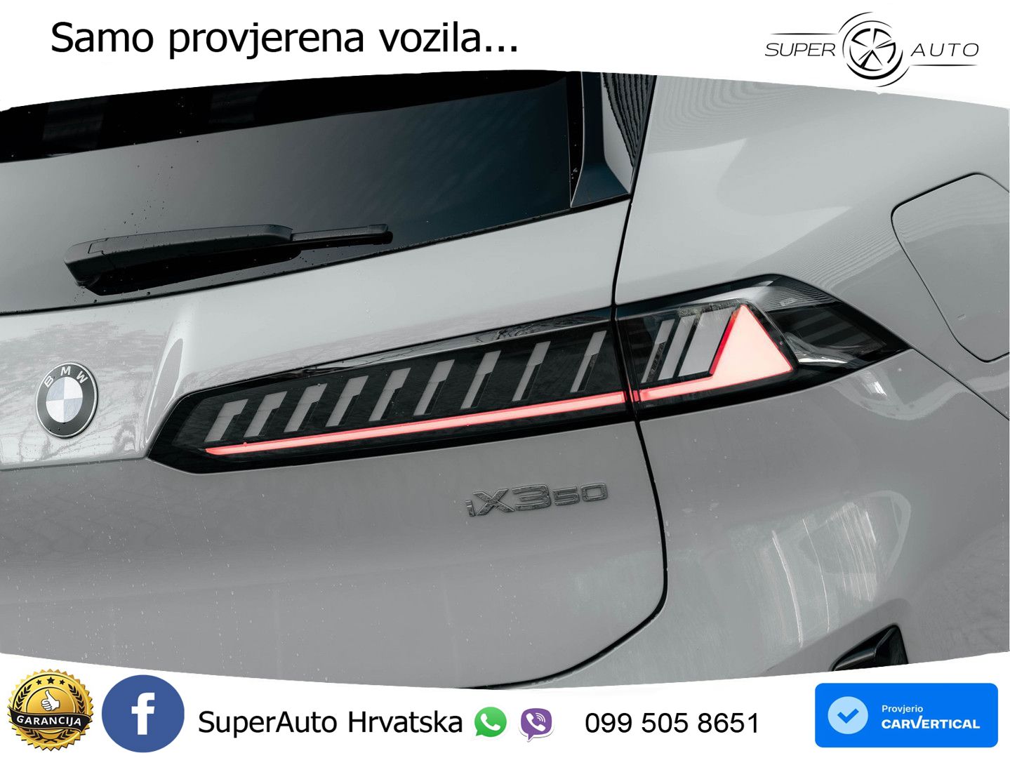 BMW iX3 50 108.7 kWh (469 KS) xDrive M Sport LED+GR SJED+ACC