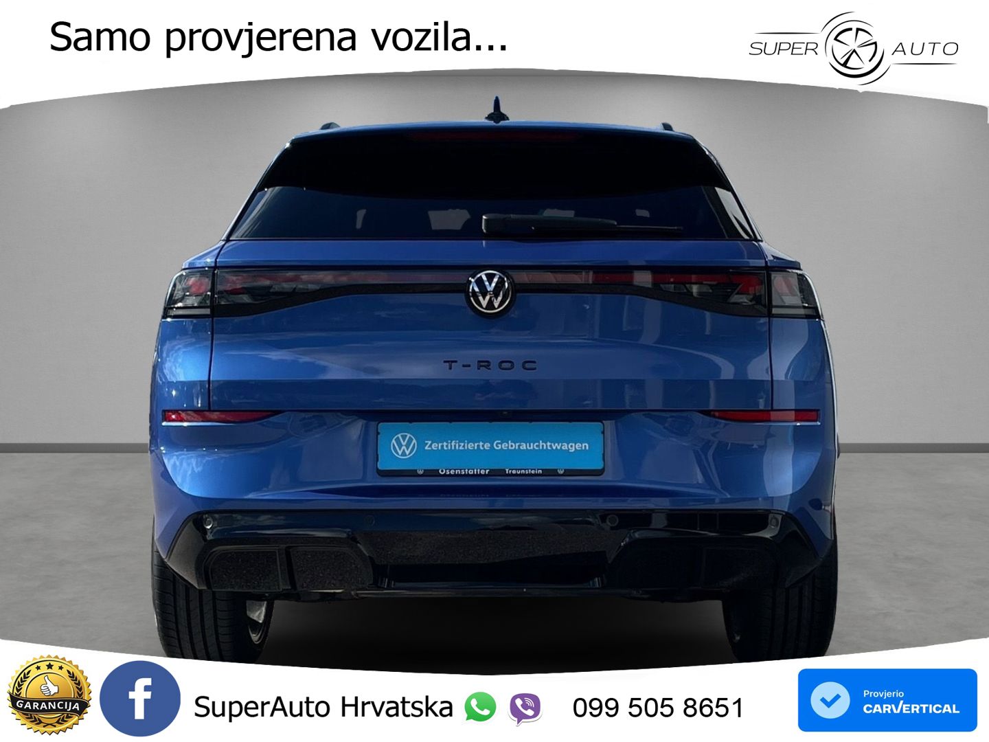 Volkswagen T-Roc 1.5 eTSI (150 KS)  DSG R-Line LED+GR SJED+ACC