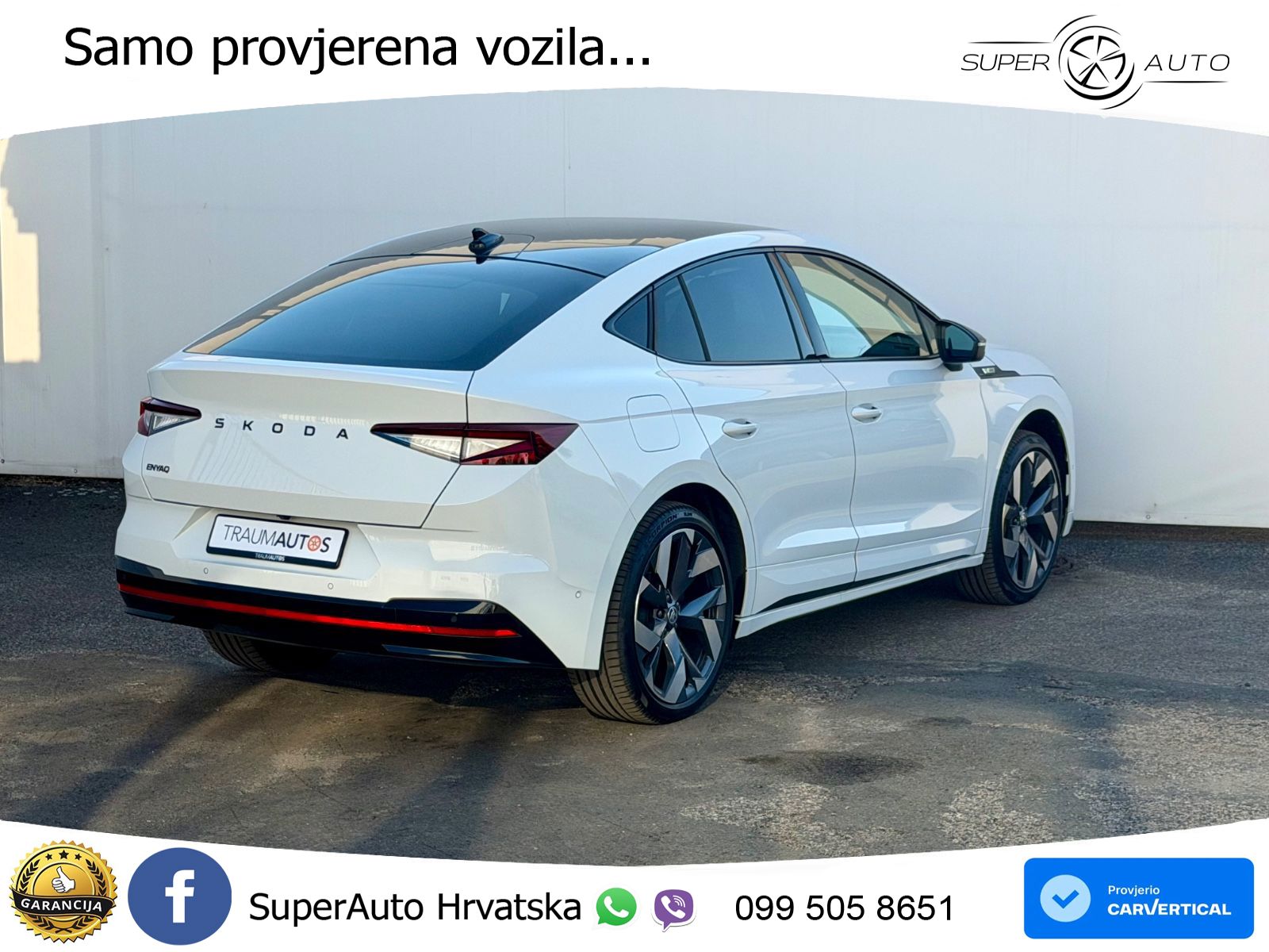 Škoda Enyaq iV RS 82 kWh (340 KS) AWD Suite LED+GR SJED+ACC