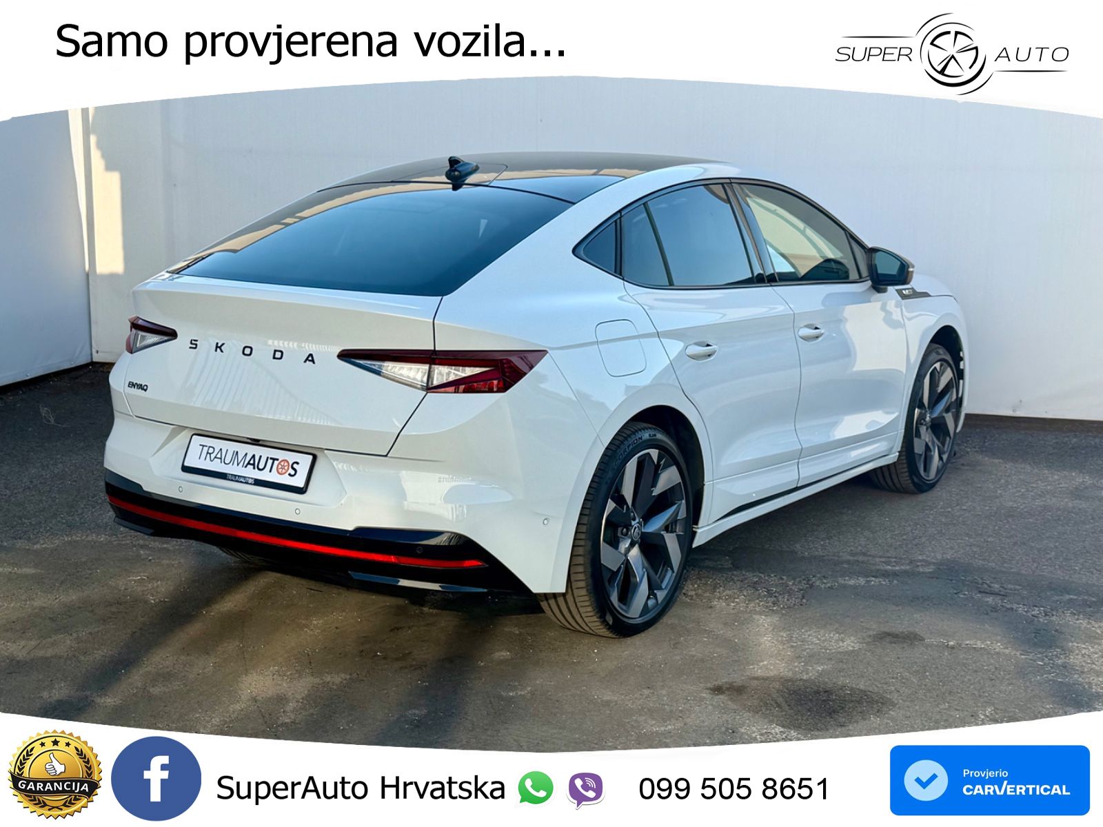 Škoda Enyaq iV RS 82 kWh (340 KS) AWD Suite LED+GR SJED+ACC