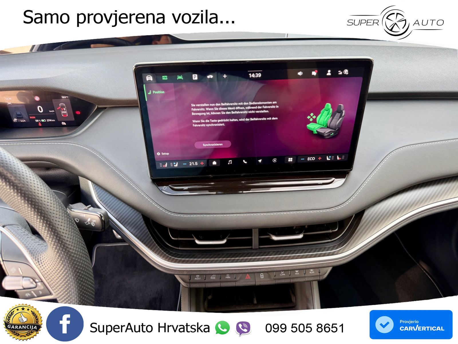 Škoda Enyaq iV RS 82 kWh (340 KS) AWD Suite LED+GR SJED+ACC