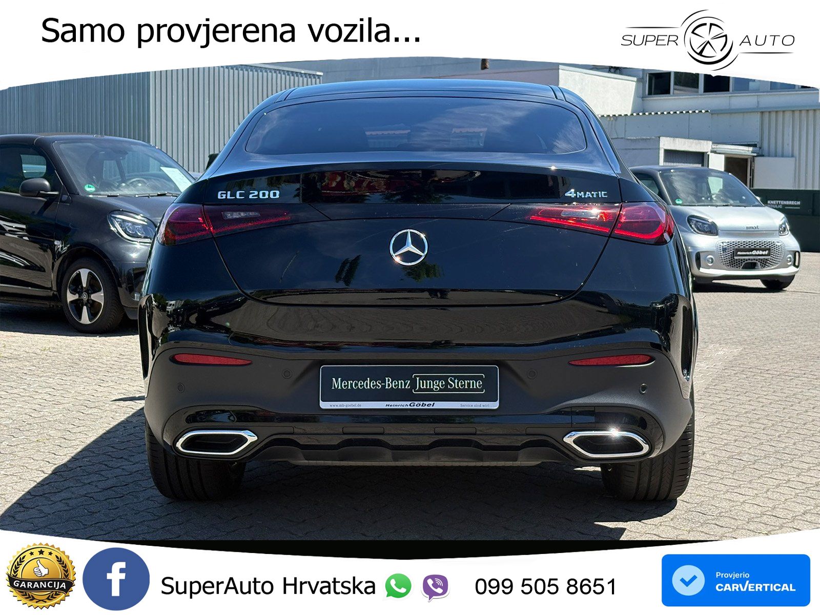 Mercedes GLC Coupe 200 (204 KS) 4MATIC 9G-TRONIC AMG ACC+GR SJED+360+PANO