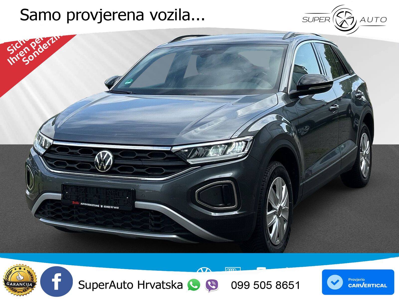 Volkswagen T-Roc 1.5 TSI (150 KS) DSG LED+GR SJED+ACC