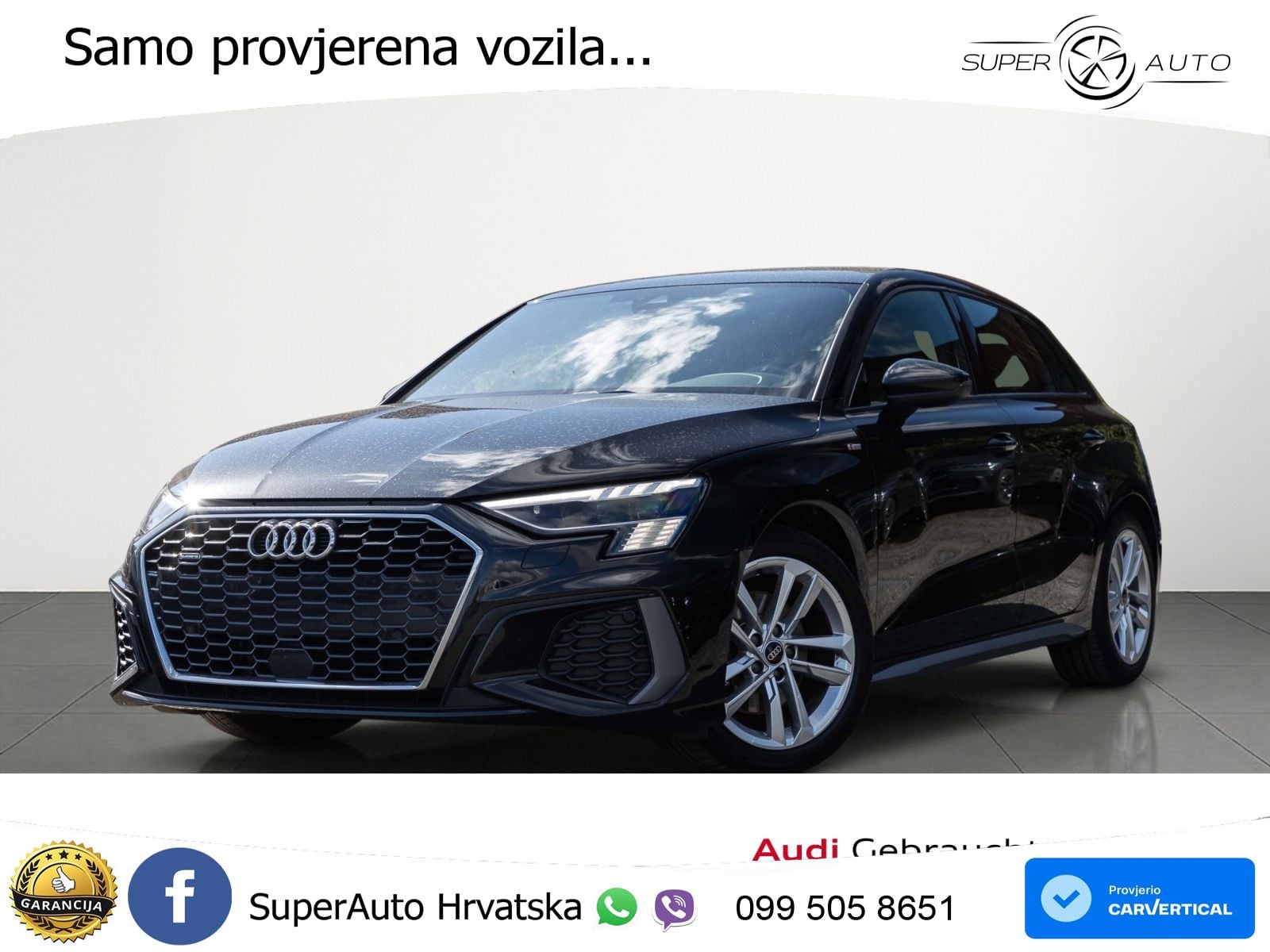 Audi A3 40 TDI (200 KS) quattro S tronic S line LED+GR SJED+ACC