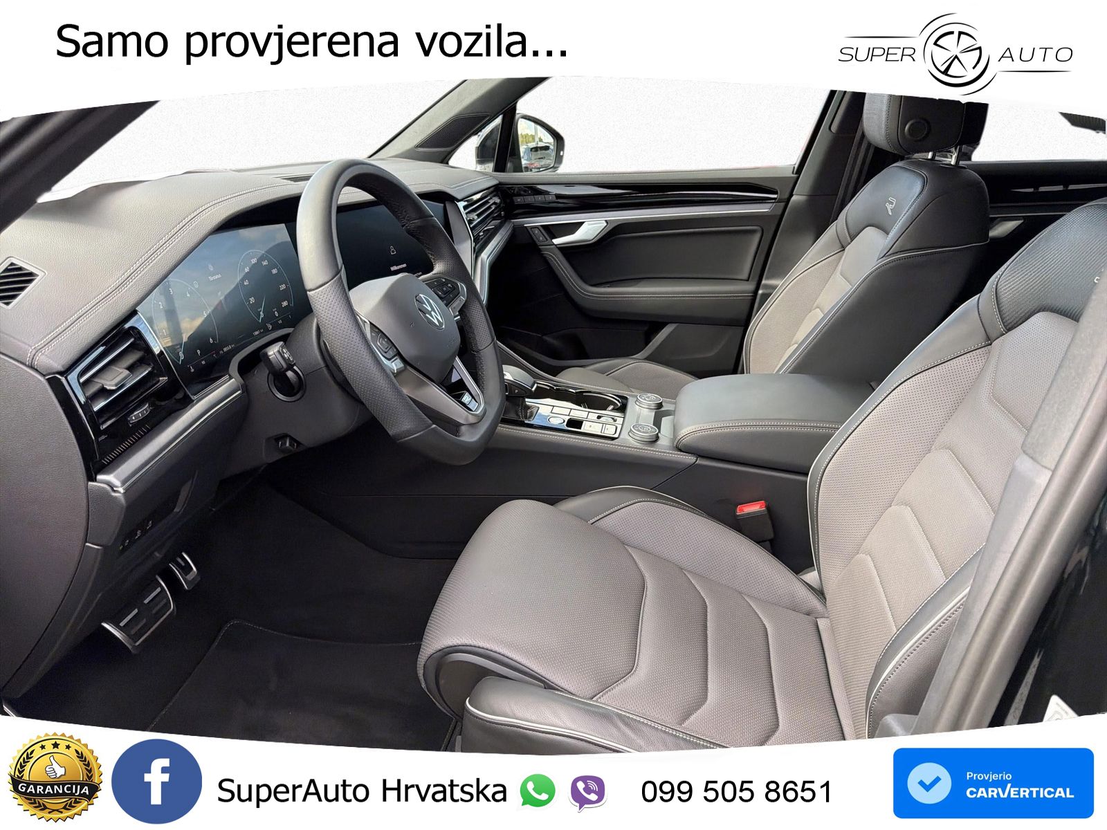 Volkswagen Touareg 3.0 V6 TDI (286 KS) 4MOTION Tiptronic R-Line ZRAČNI+ACC+GR SJED+KAM+PANO