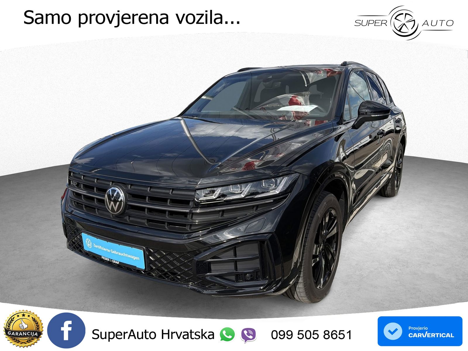 Volkswagen Touareg 3.0 V6 TDI (286 KS) 4MOTION Tiptronic R-Line ZRAČNI+ACC+GR SJED+KAM+PANO