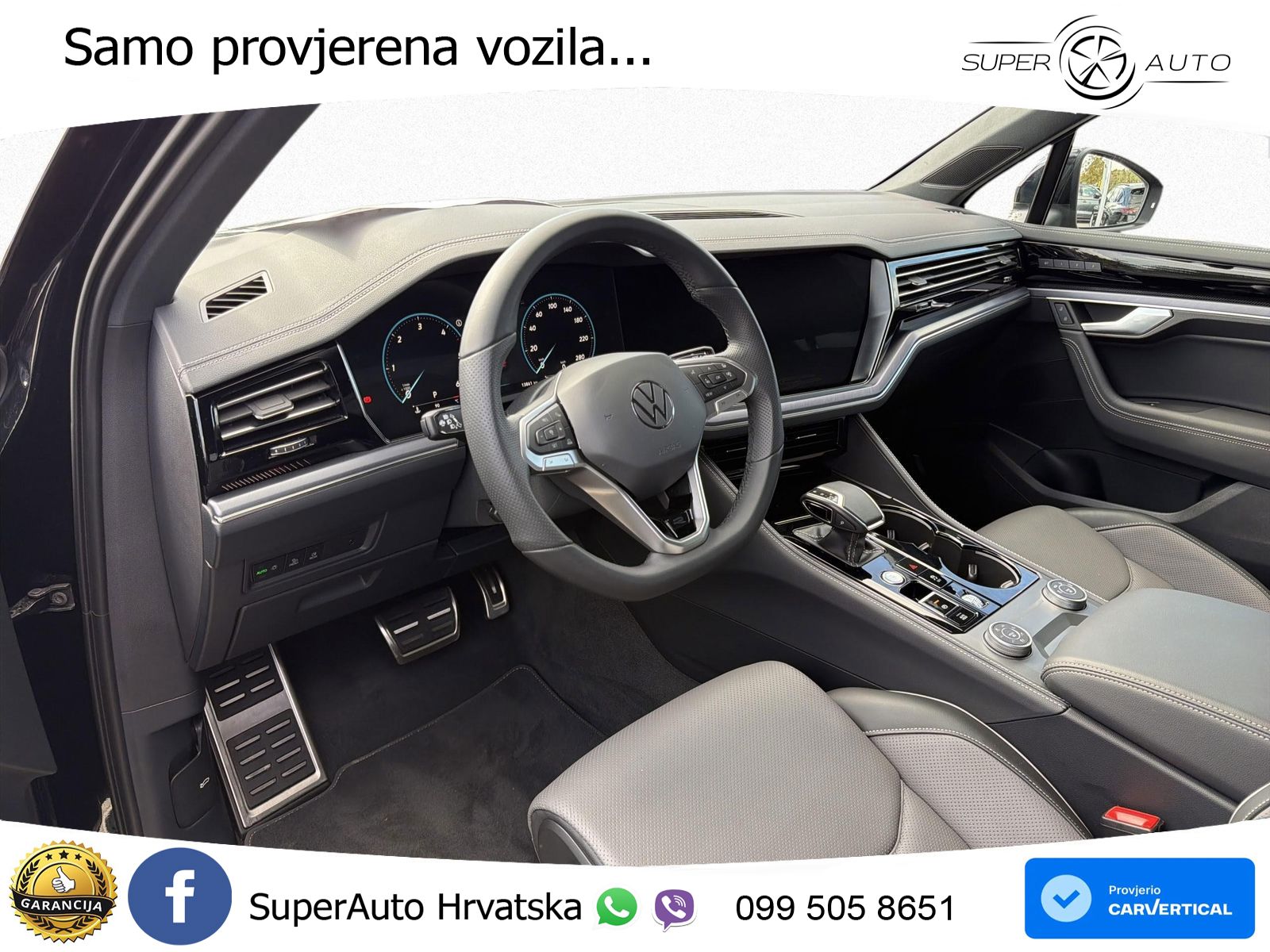 Volkswagen Touareg 3.0 V6 TDI (286 KS) 4MOTION Tiptronic R-Line ZRAČNI+ACC+GR SJED+KAM+PANO