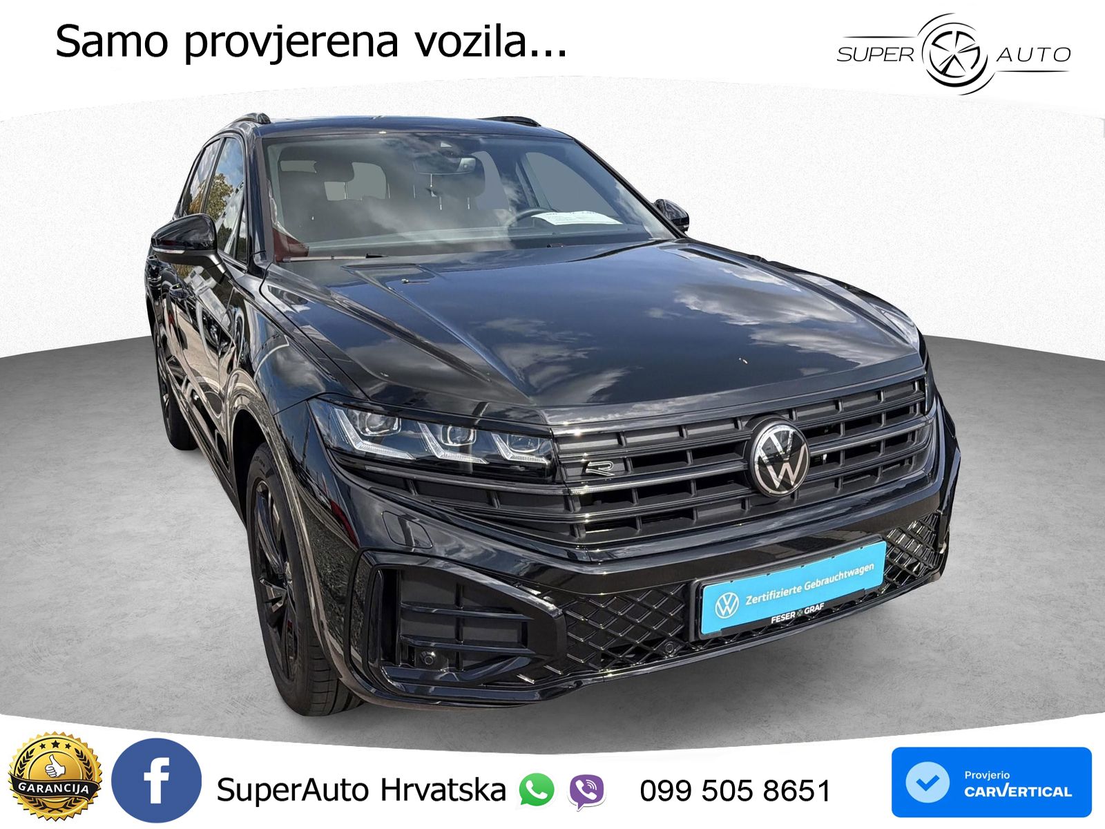 Volkswagen Touareg 3.0 V6 TDI (286 KS) 4MOTION Tiptronic R-Line ZRAČNI+ACC+GR SJED+KAM+PANO