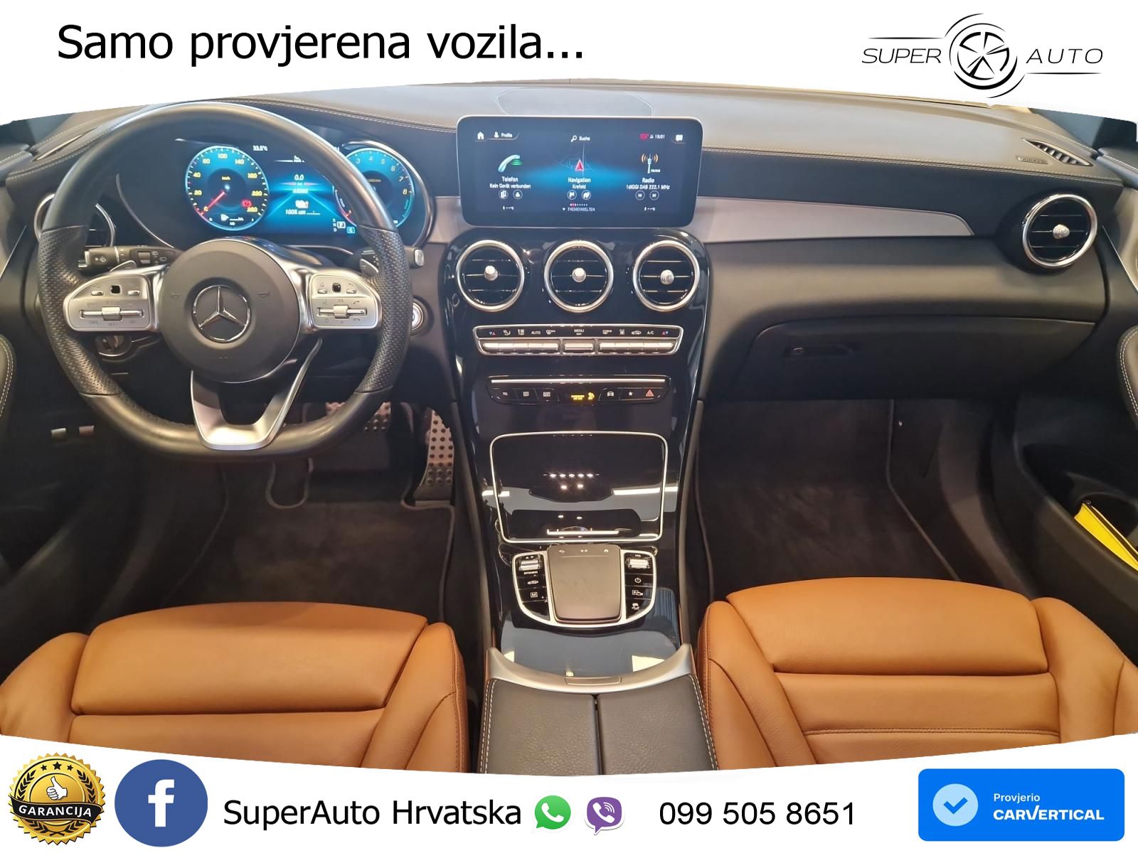 Mercedes GLC 300e (320 KS) 4MATIC 9G-TRONIC AMG ZRAČNI+ACC+GR SJED+KAM