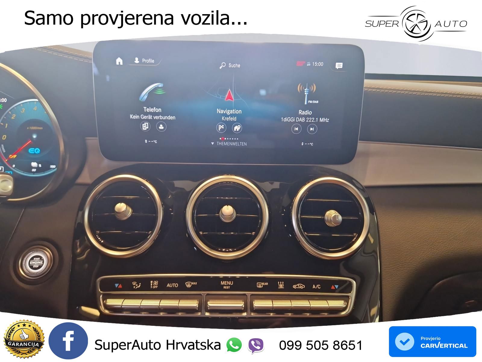 Mercedes GLC 300e (320 KS) 4MATIC 9G-TRONIC AMG ZRAČNI+ACC+GR SJED+KAM