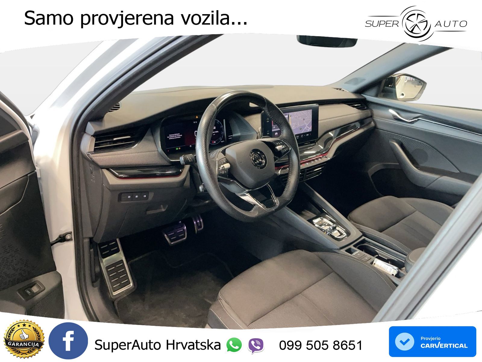 Škoda Octavia Combi 2.0 TSI (190 KS) 4x4 DSG SportLine LED+GR SJED+ACC