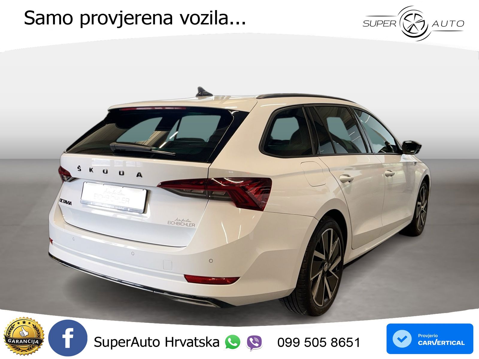 Škoda Octavia Combi 2.0 TSI (190 KS) 4x4 DSG SportLine LED+GR SJED+ACC