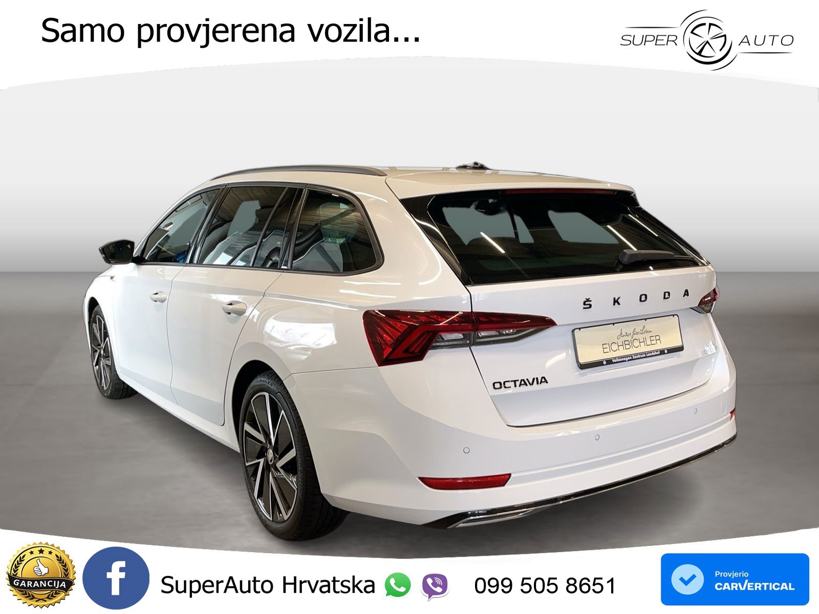 Škoda Octavia Combi 2.0 TSI (190 KS) 4x4 DSG SportLine LED+GR SJED+ACC