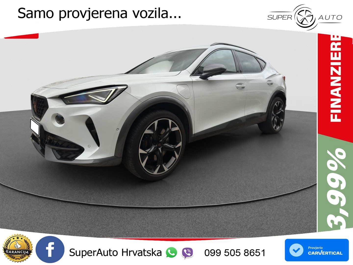 Cupra Formentor 1.4 TSI (245 KS) e-Hybrid DSG VZ LED+GR SJED+ACC