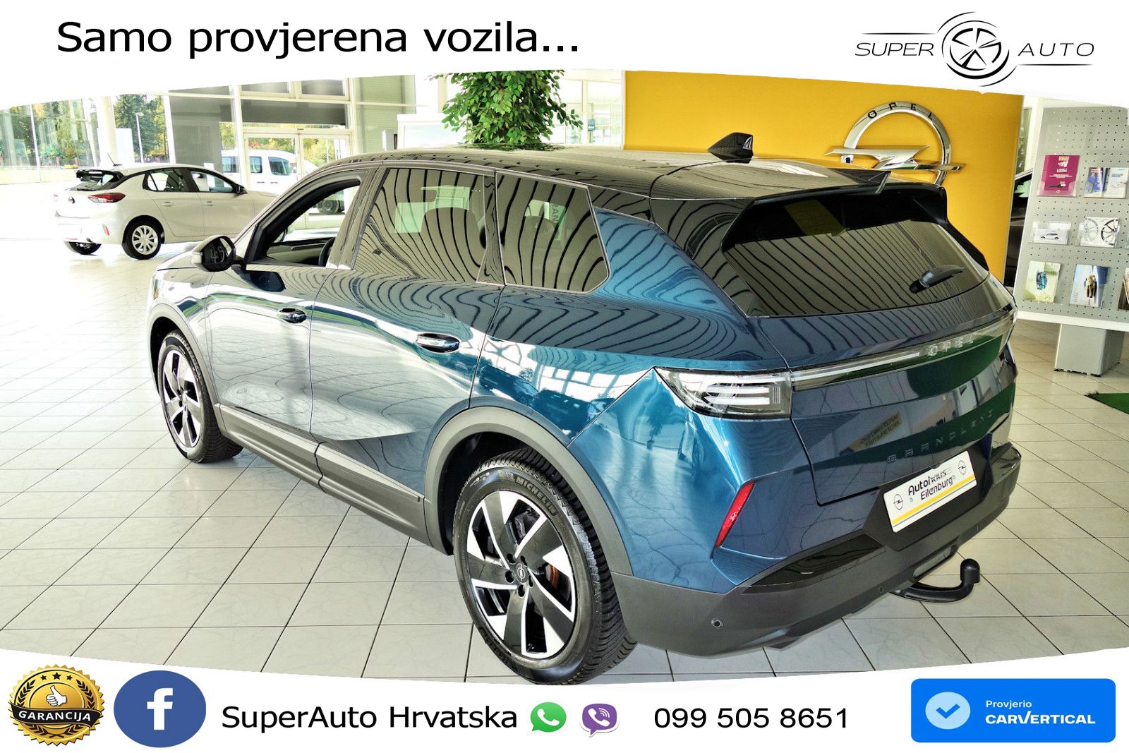 Opel Grandland 1.2 Turbo (145 KS) Hybrid eDCT GS LED+GR SJED+ACC