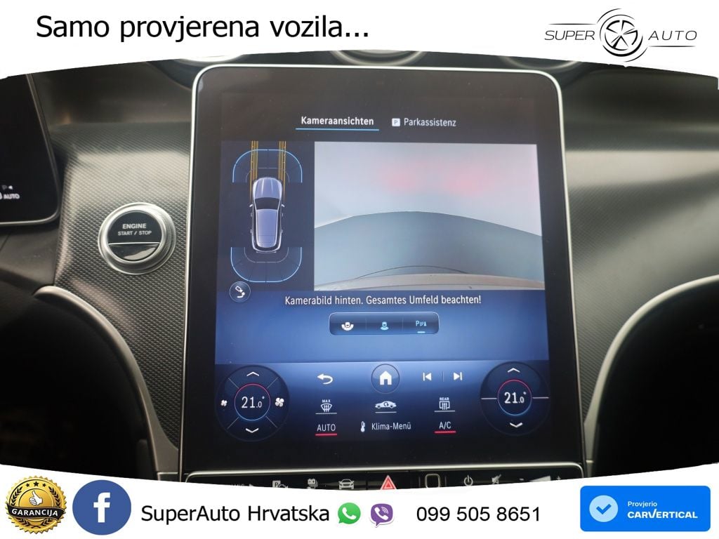 Mercedes GLC 400e (381 KS) 4MATIC 9G-TRONIC ZRAČNI+ACC+GR SJED+KAM+PANO