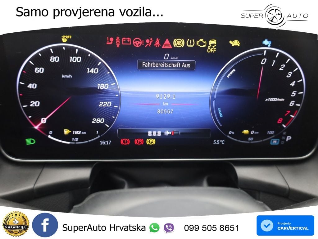 Mercedes GLC 400e (381 KS) 4MATIC 9G-TRONIC ZRAČNI+ACC+GR SJED+KAM+PANO