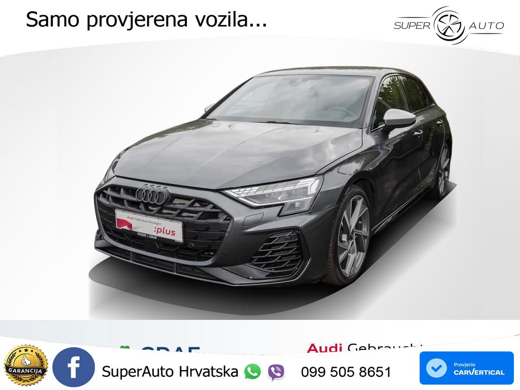 Audi S3 2.0 TFSI (333 KS) quattro S tronic LED+GR SJED+ACC