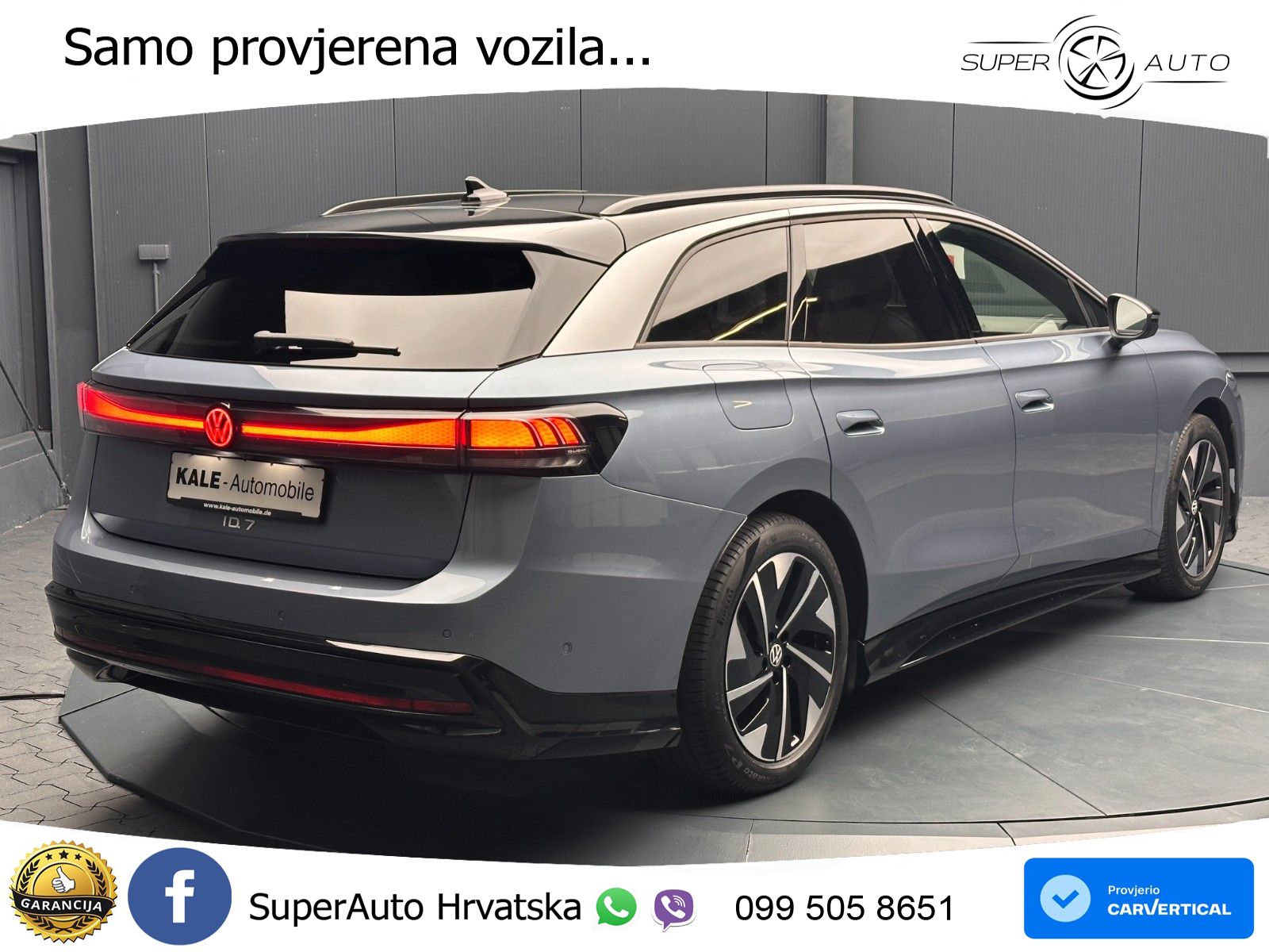 Volkswagen ID.7 Pro 82 kWh (286 KS)