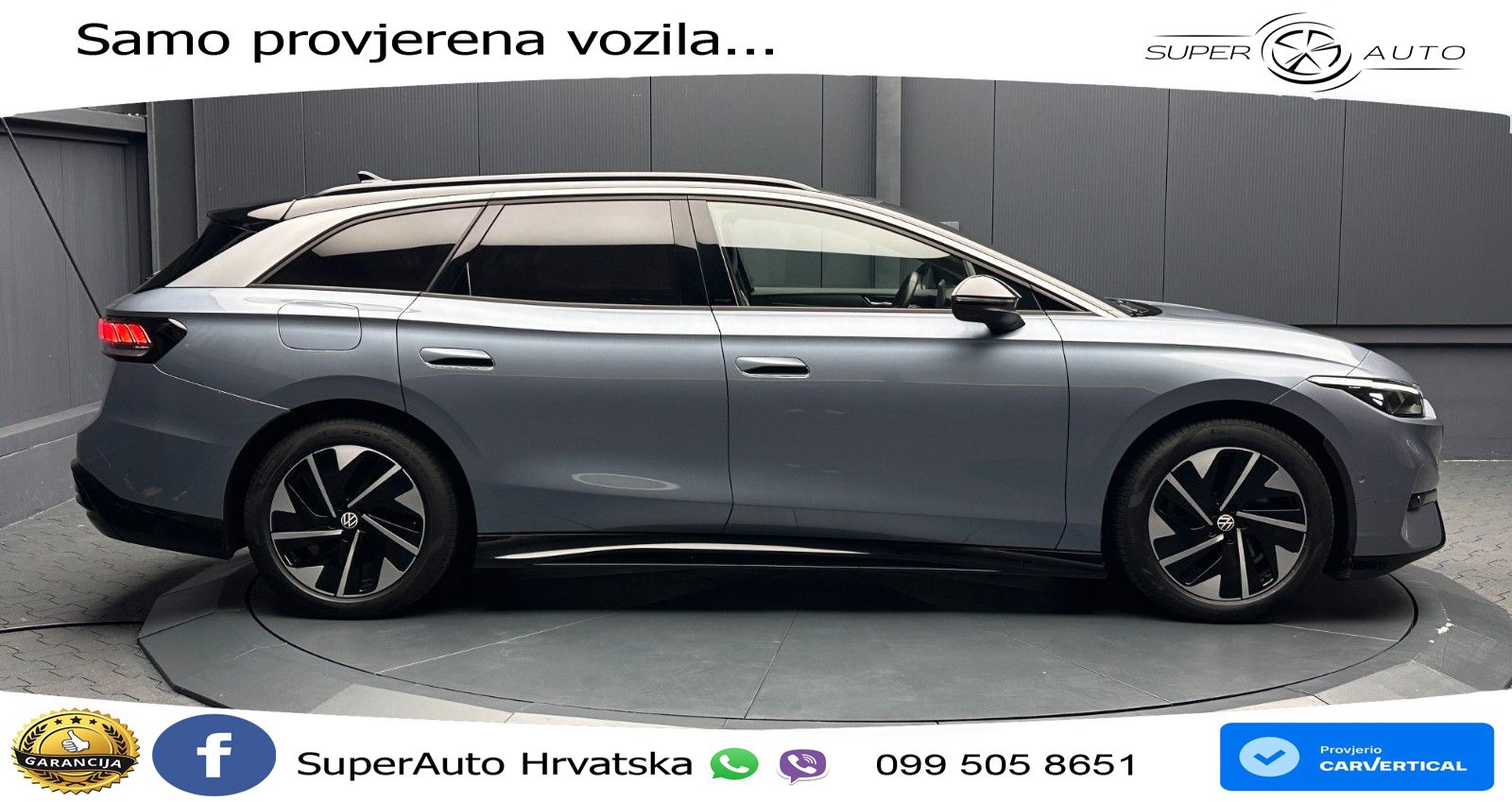 Volkswagen ID.7 Pro 82 kWh (286 KS)