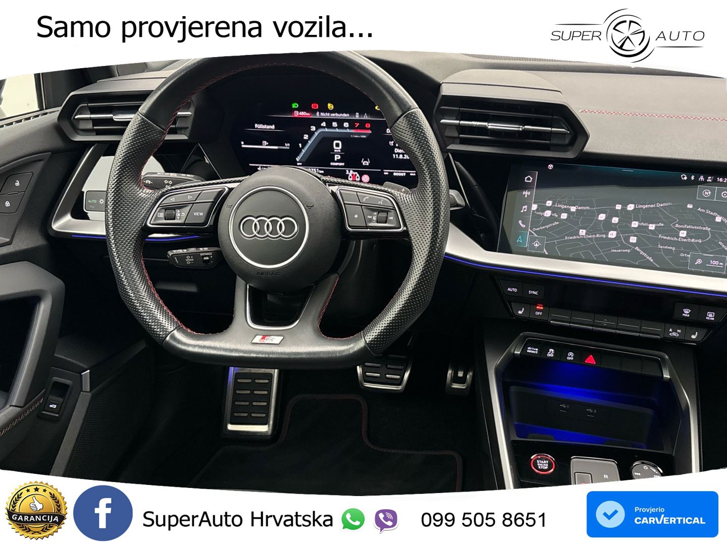 Audi S3 Limuzina 2.0 TFSI (310 KS) quattro S tronic MATRIX+GR SJED+KAM