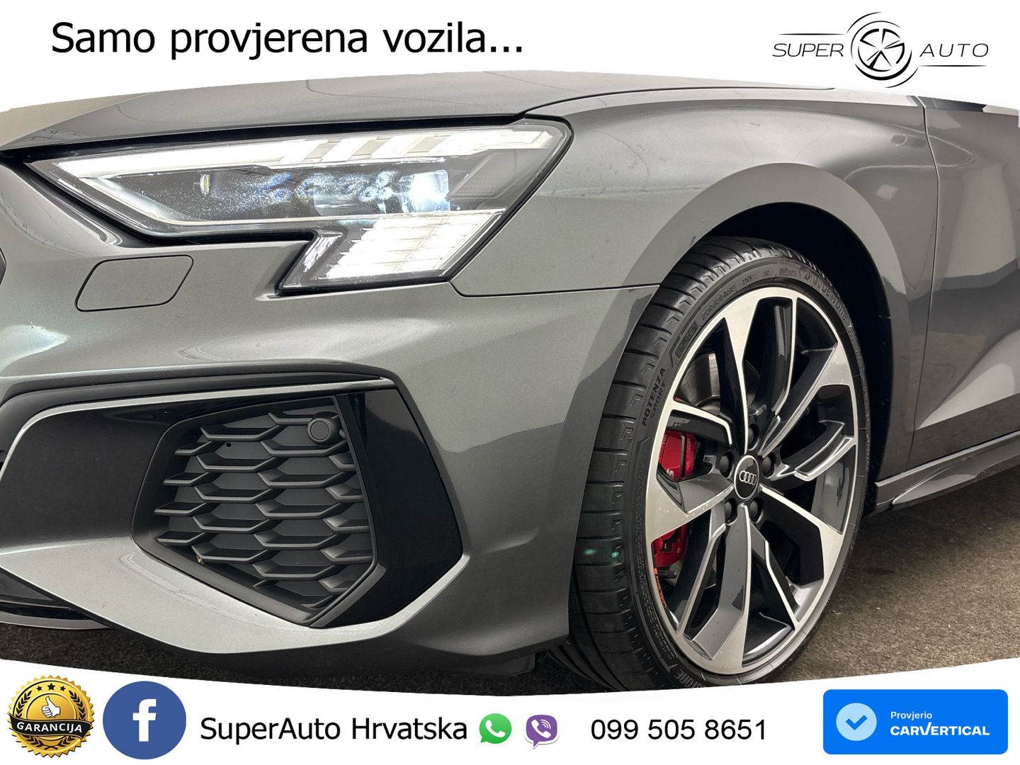 Audi S3 Limuzina 2.0 TFSI (310 KS) quattro S tronic MATRIX+GR SJED+KAM