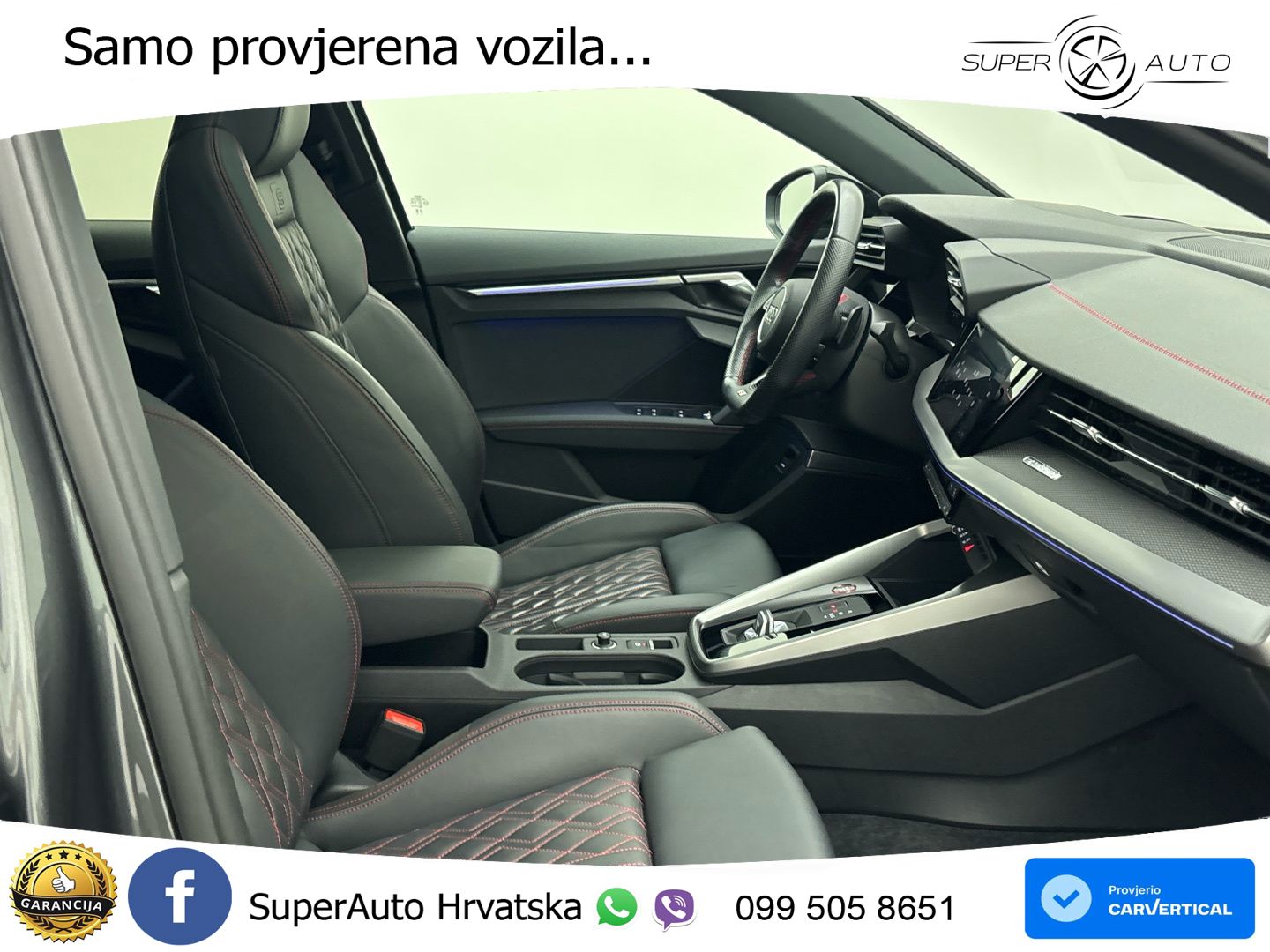 Audi S3 Limuzina 2.0 TFSI (310 KS) quattro S tronic MATRIX+GR SJED+KAM