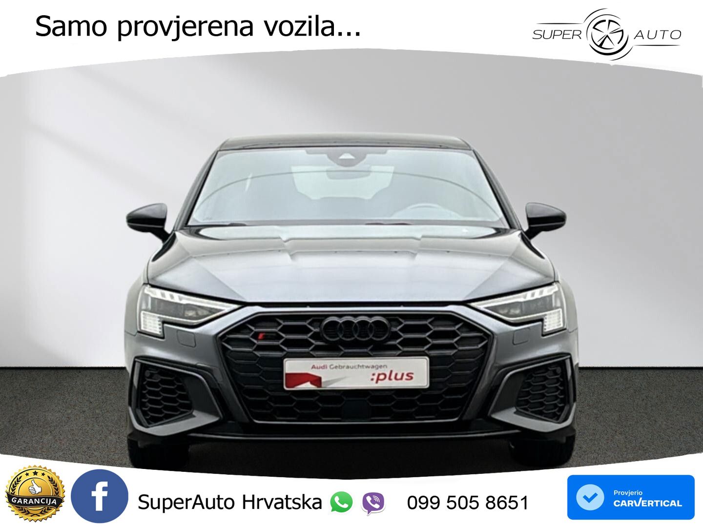Audi S3 Limuzina 2.0 TFSI (310 KS) quattro S tronic MATRIX+GR SJED+KAM