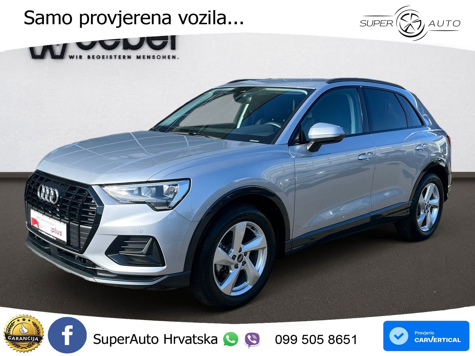 Audi Q3 1.5 TFSI (150 KS) S tronic LED+GR SJED+ACC