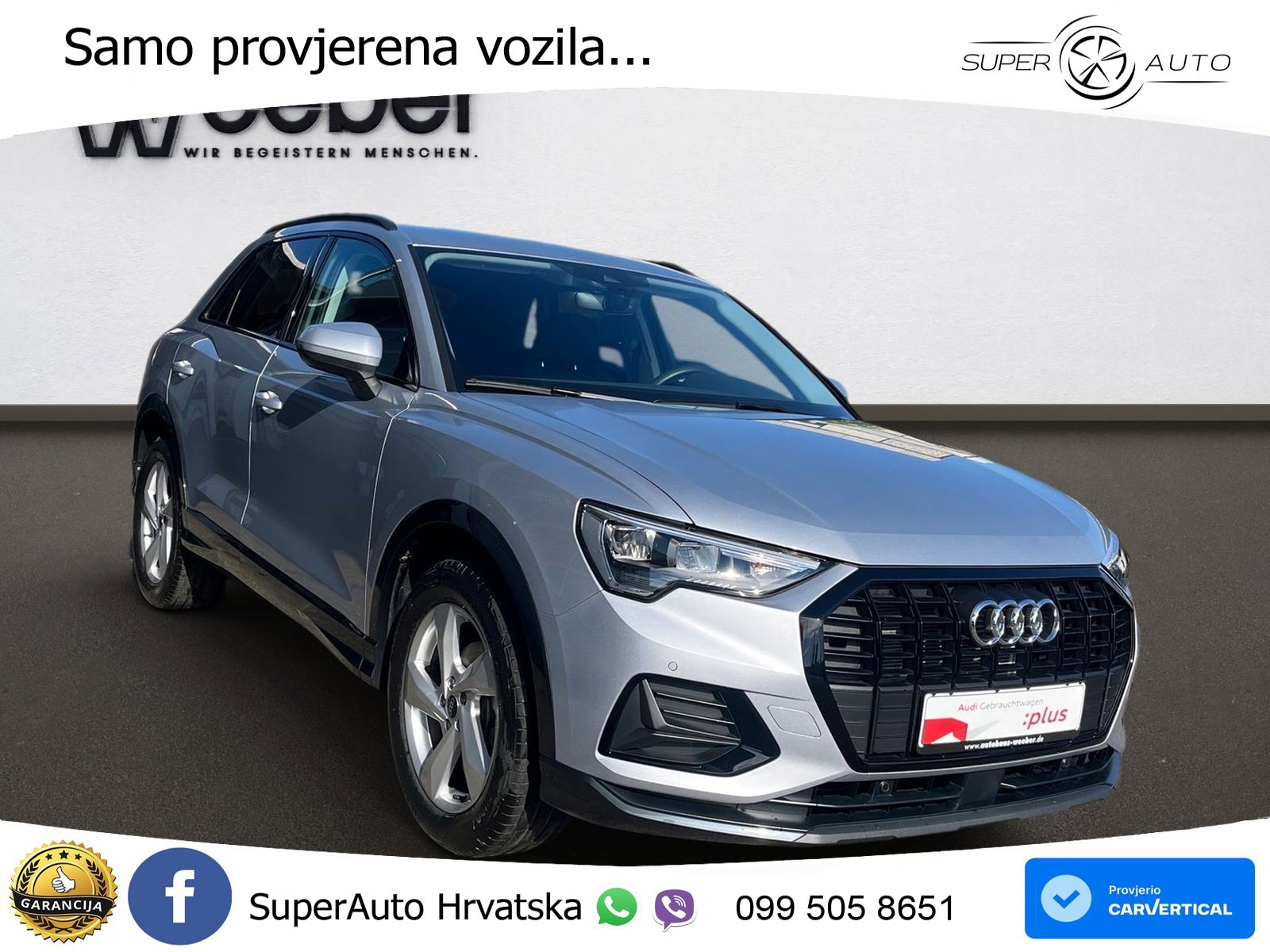 Audi Q3 1.5 TFSI (150 KS) S tronic LED+GR SJED+ACC