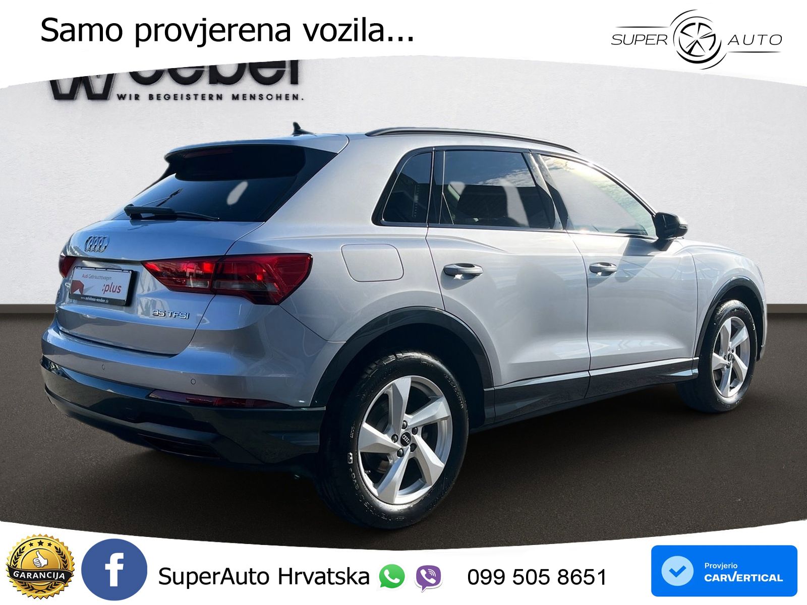 Audi Q3 1.5 TFSI (150 KS) S tronic LED+GR SJED+ACC