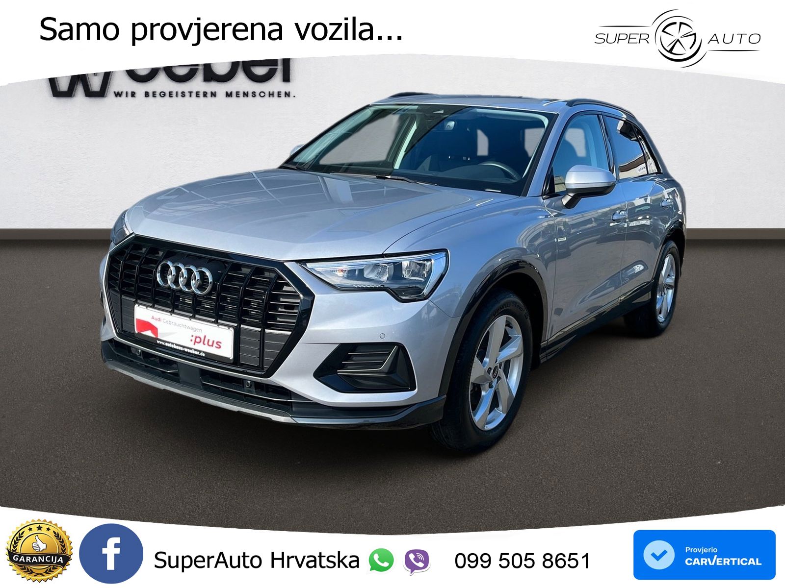 Audi Q3 1.5 TFSI (150 KS) S tronic LED+GR SJED+ACC