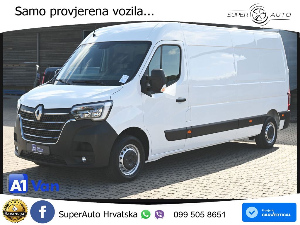 Renault Master Kasten, Klima, PDC, 3-Sitzer 136 KS