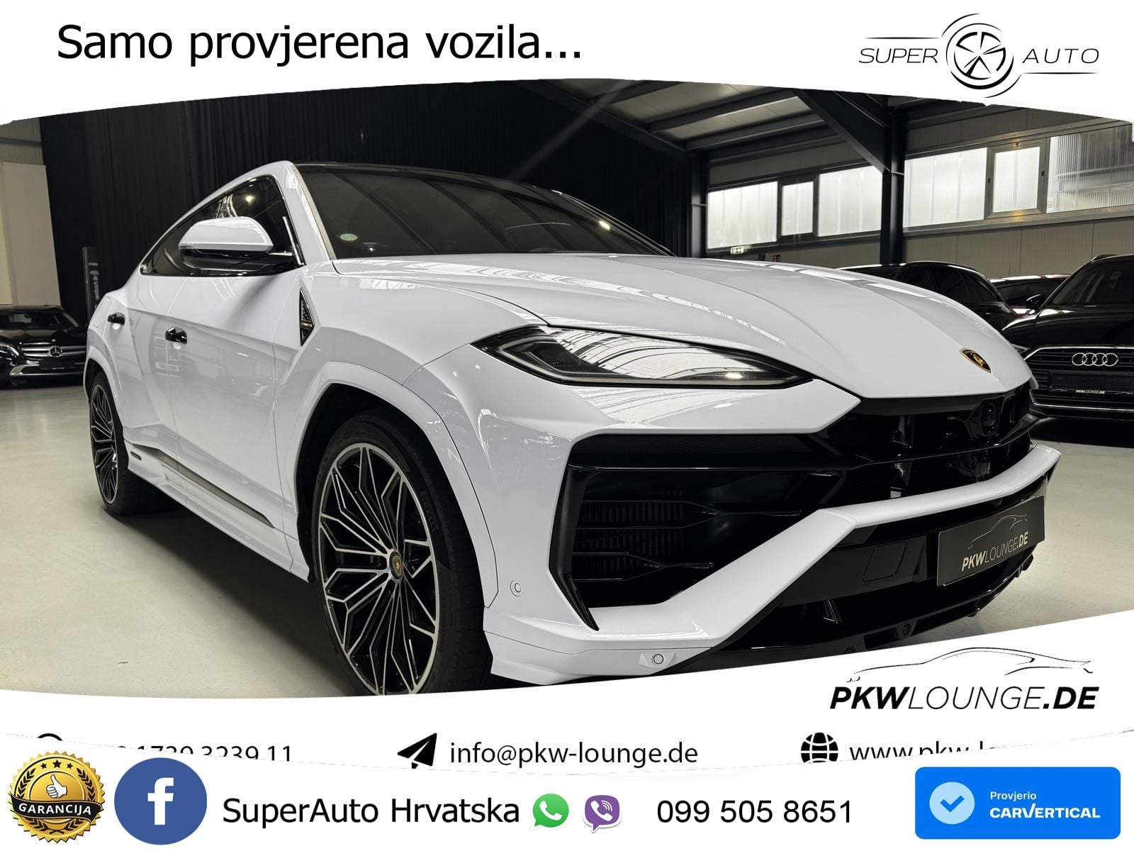 Lamborghini Urus SE 4.0 V8 (800 KS) 4WD Automatic ZRAČNI+ACC+GR SJED+KAM+PANO