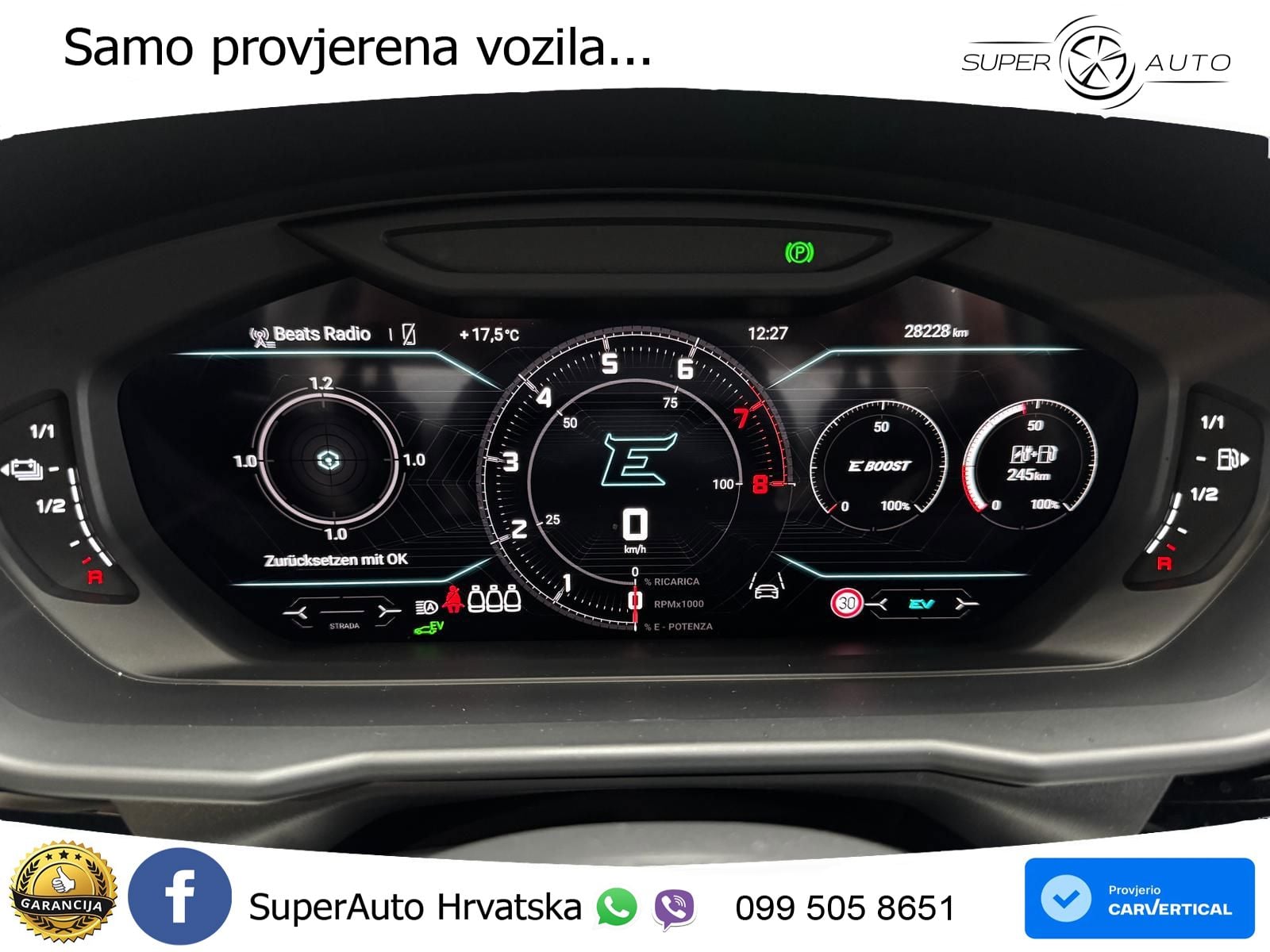 Lamborghini Urus SE 4.0 V8 (800 KS) 4WD Automatic ZRAČNI+ACC+GR SJED+KAM+PANO
