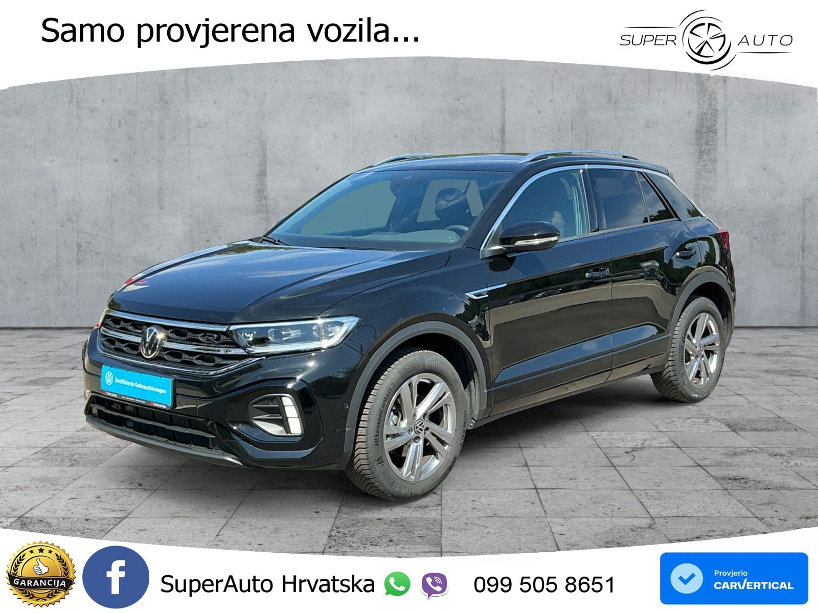 Volkswagen T-Roc 1.5 TSI (150 KS) DSG R-Line LED+GR SJED+ACC