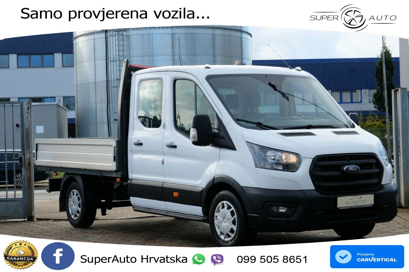Ford Transit Pritsche 350 L3 DoKa Tempomat 131 KS