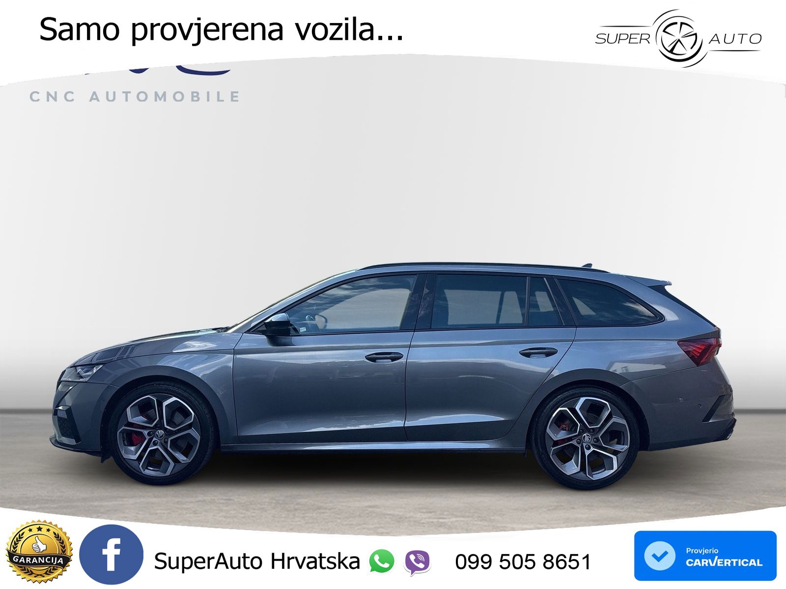 Škoda Octavia Combi RS 2.0 TSI (245 KS) DSG LED+GR SJED+ACC