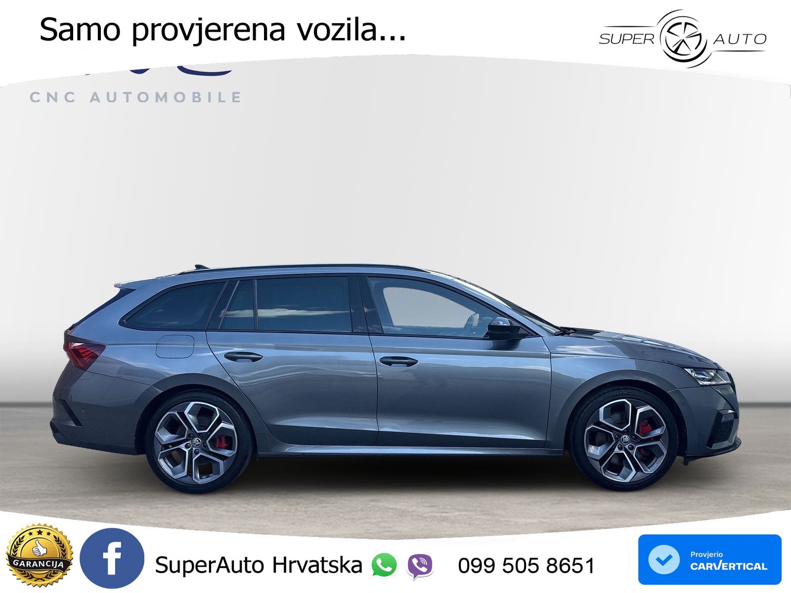 Škoda Octavia Combi RS 2.0 TSI (245 KS) DSG LED+GR SJED+ACC