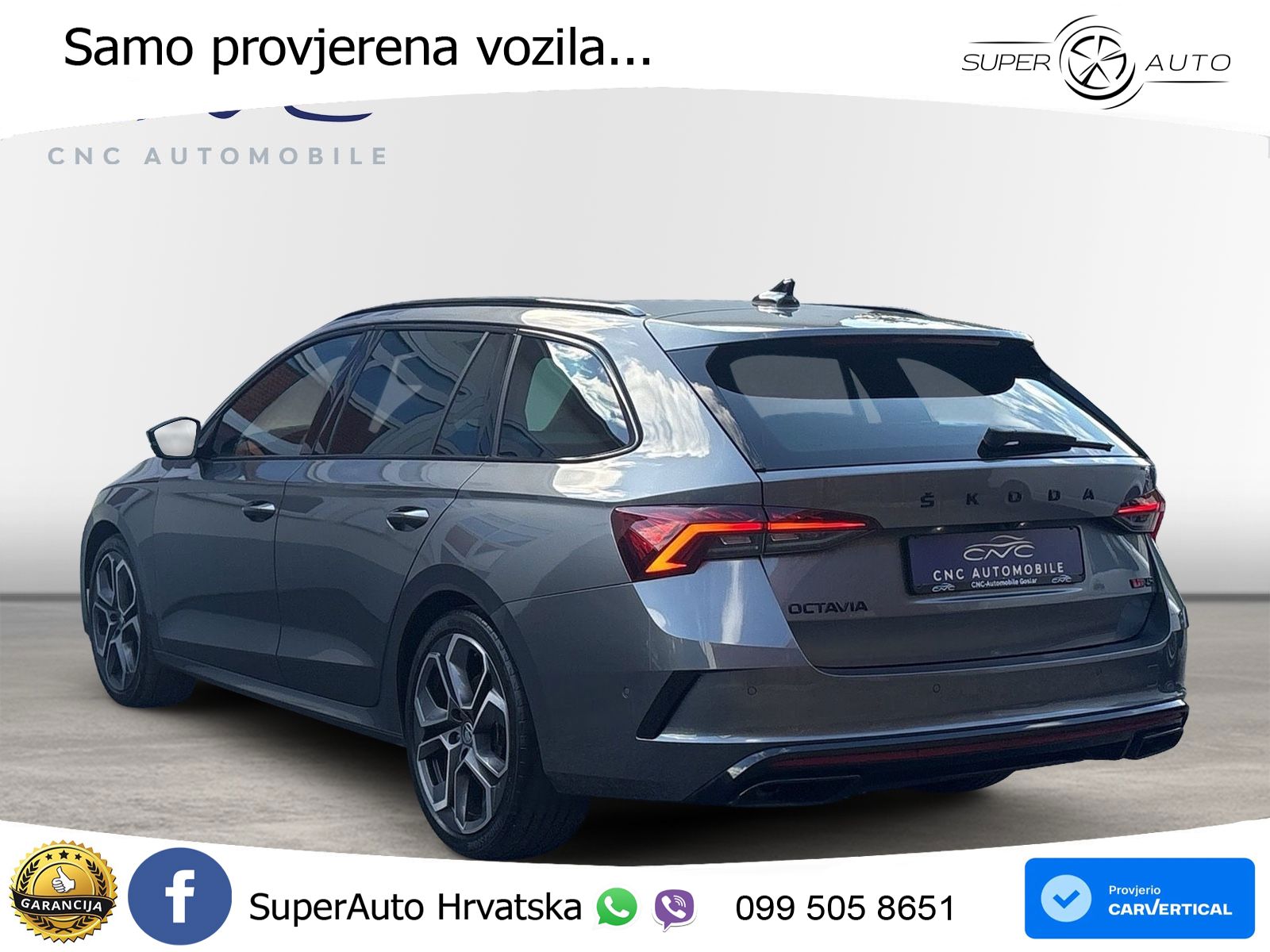 Škoda Octavia Combi RS 2.0 TSI (245 KS) DSG LED+GR SJED+ACC