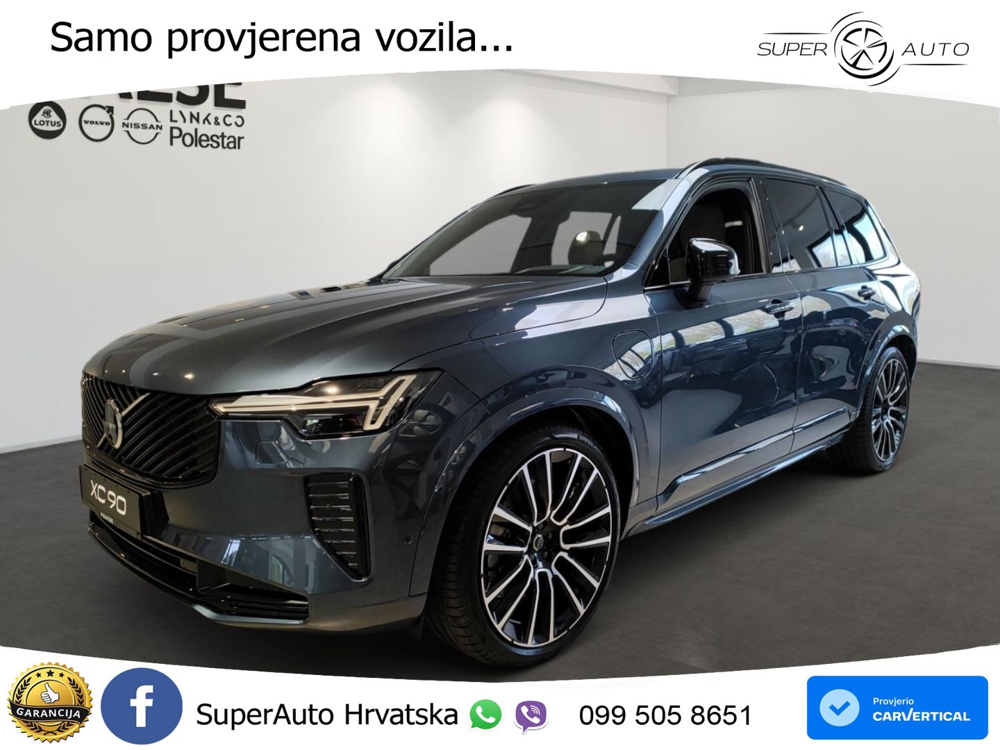 Volvo XC90 2.0 T8 AWD Automatic MATRIX+GR SJED+KAM